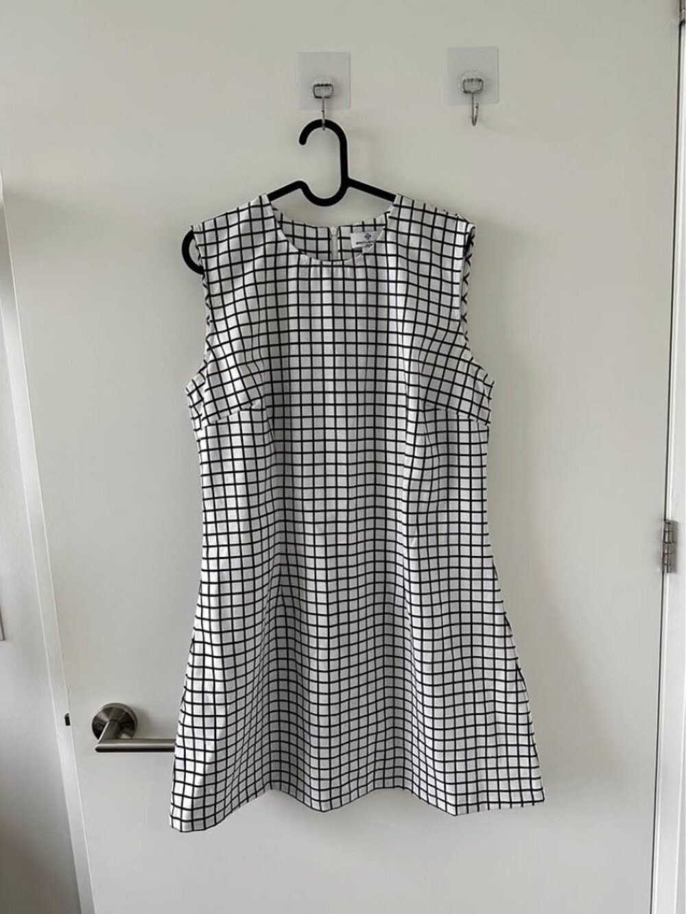 Bright and Beautiful/Collectif UK black and white check mini dress